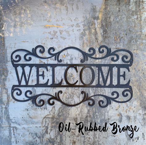 house shaped metal welcome sign|Amazon.com: Metal Outdoor Welcome Sign.